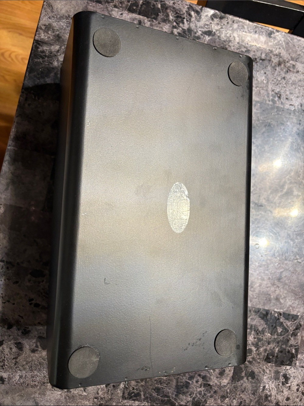Modern Black 'bread' Bread Box - Picture 4 of 6